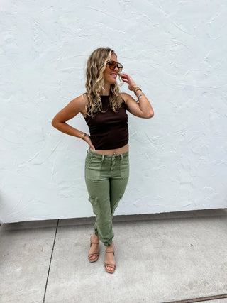 PREORDER: Quinn Cargo Joggers in Two Colors - Fashion Are Us, LLC