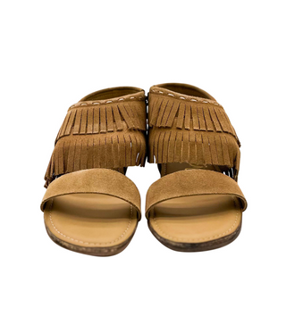 Fringe Star Sandal in Tan Ave Shops