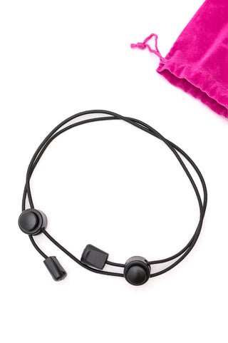 Adjustable Crop Band In Black - Fashion Are Us, LLC