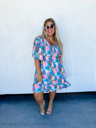 PREORDER: Cabana Floral Dress - Fashion Are Us, LLC