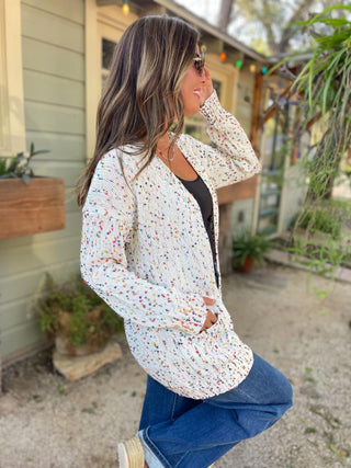 PREORDER: Afton Confetti Cardigan Ave Shops