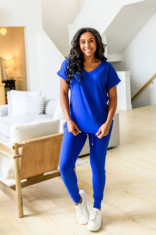 PREORDER: Krisie V-Neck Lounge Set in Six Colors - Fashion Are Us, LLC