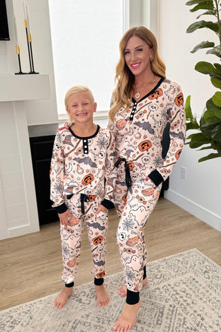 PREORDER: Matching Halloween Jogger Pajama Set in Four Prints - Fashion Are Us, LLC