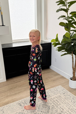 PREORDER: Matching Halloween Jogger Pajama Set in Four Prints - Fashion Are Us, LLC