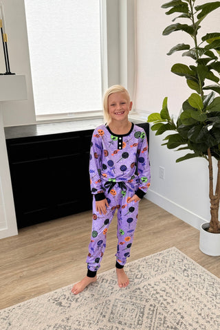 PREORDER: Matching Halloween Jogger Pajama Set in Four Prints - Fashion Are Us, LLC