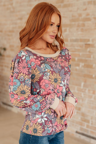 A Florists Dream Long Sleeve Pullover - Fashion Are Us 