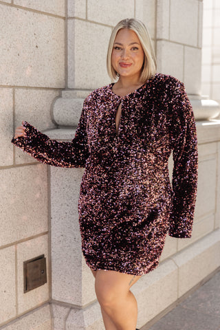 All That Glitters Sequin Dress - Fashion Are Us, LLC