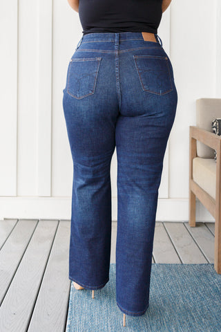 Arlo High Rise Button-Fly Straight Jeans - Fashion Are Us, LLC