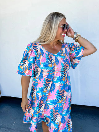 PREORDER: Cabana Floral Dress - Fashion Are Us, LLC