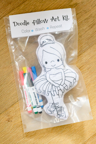 Ballerina Doodle Coloring Activity Doll - Fashion Are Us, LLC