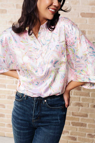 Blissful Botanicals Blouse - Fashion Are Us 