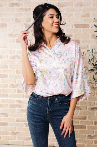 Blissful Botanicals Blouse - Fashion Are Us 