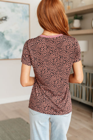 Cheetah Girl Short Sleeve Top - Fashion Are Us 