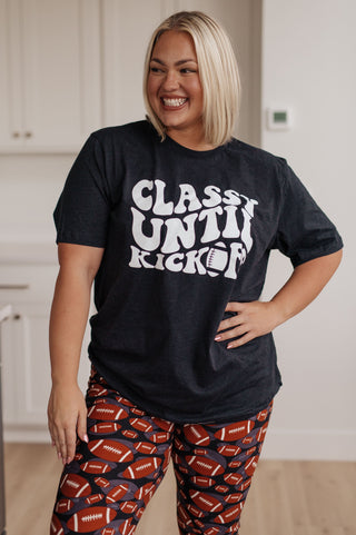 Classy Until Kickoff Tee - Fashion Are Us 