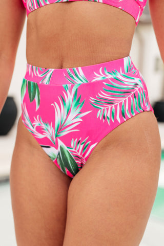 Barbados Tropical Print Swim Bottoms - Fashion Are Us 