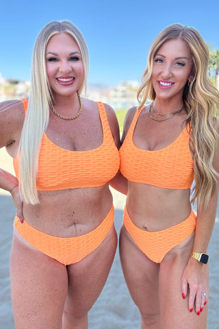 Oh So Orange Swim Top - Fashion Are Us 