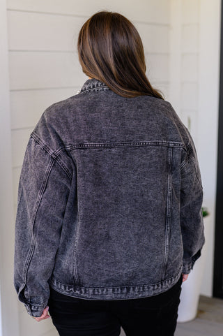 Denim And Pearls Denim Jacket - Fashion Are Us, LLC