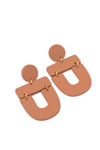 Dreamboat Earrings in Brown - Fashion Are Us 