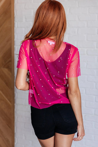 Dressing for Revenge Layering Top in Hot Pink Ave Shops