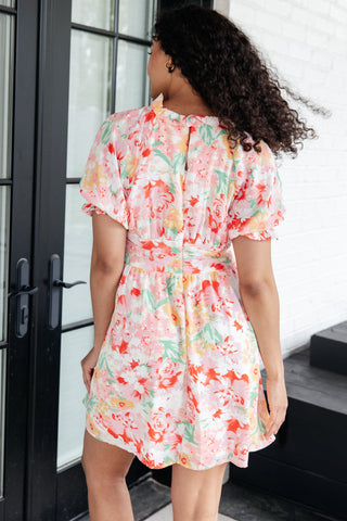 Fancy Free Floral Dress - Fashion Are Us 