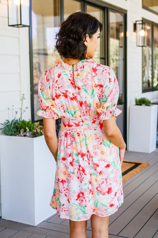 Fancy Free Floral Dress - Fashion Are Us 