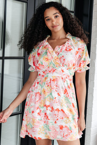 Fancy Free Floral Dress - Fashion Are Us 