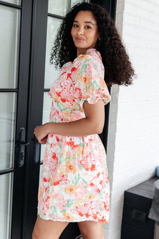 Fancy Free Floral Dress - Fashion Are Us 