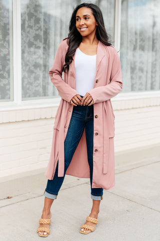 First Day Of Spring Jacket in Dusty Mauve - Fashion Are Us 