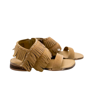 Fringe Star Sandal in Tan Ave Shops