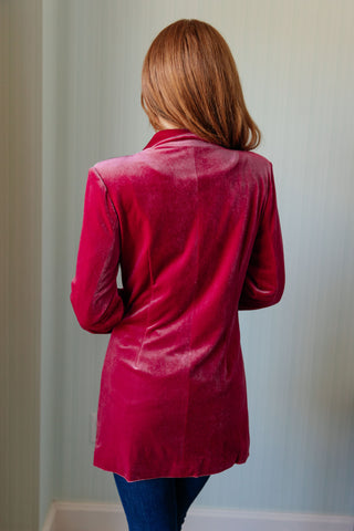 Verity Velvet Blazer - Fashion Are Us 