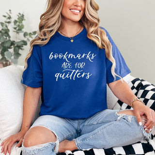 Bookmarks Are For Quitters Graphic Tee Ave Shops