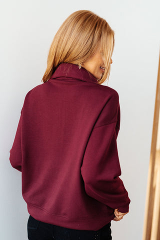 Handle That Half Zip Pullover - Fashion Are Us, LLC