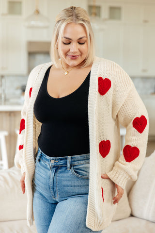 Heart Eyes Cardigan - Fashion Are Us 