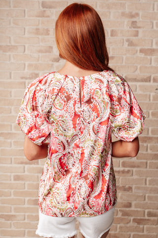 Hello, It's Me Paisley Blouse - Fashion Are Us, LLC