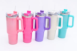 Insulated Shimmer Tumbler in Five Colors - Fashion Are Us, LLC