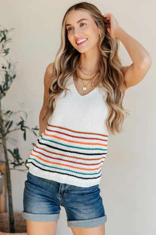 Hope It Never Stops Sweater Knit Tank - Fashion Are Us 