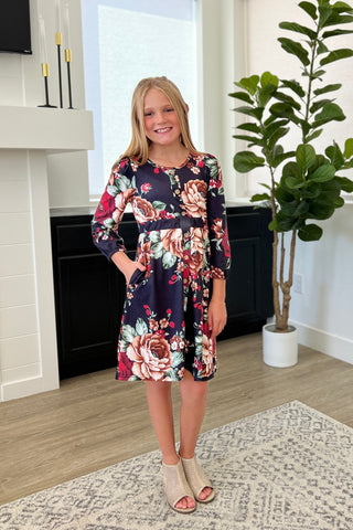 Matching Bailey Dress in Assorted Prints - Fashion Are Us 