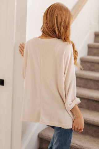 Ivory Thoughts Chenille Blouse Ave Shops