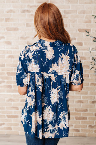 Just Coasting Floral Blouse - Fashion Are Us 