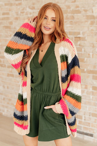 Life in Technicolor Knit Cardigan - Fashion Are Us, LLC