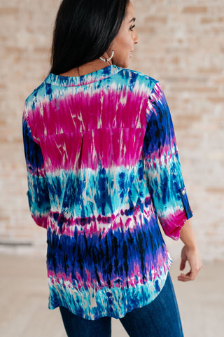 Lizzy Top in Tie Dye - Fashion Are Us 