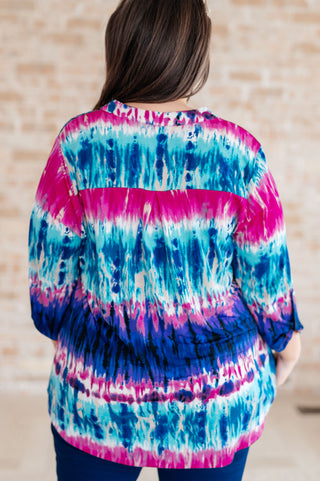 Lizzy Top in Tie Dye - Fashion Are Us 