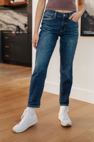 London Midrise Cuffed Boyfriend Jeans - Fashion Are Us 