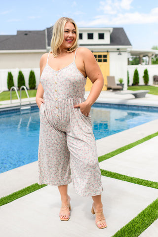 Lucky In Love Floral Jumpsuit - Fashion Are Us 