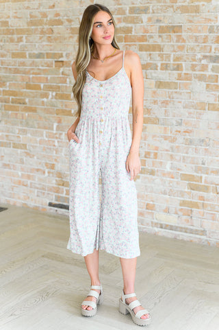 Lucky In Love Floral Jumpsuit - Fashion Are Us 