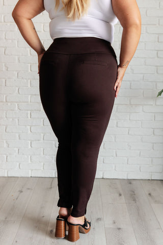 Magic Skinny 28" Pants in Chocolate Ave Shops