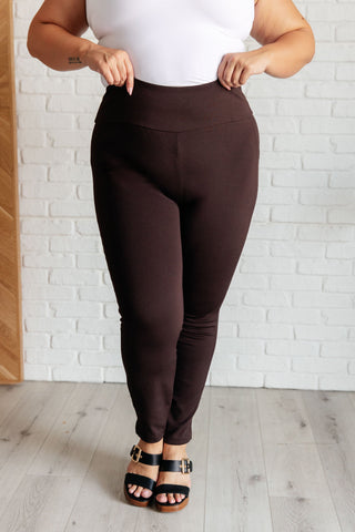 Magic Skinny 28" Pants in Chocolate Ave Shops