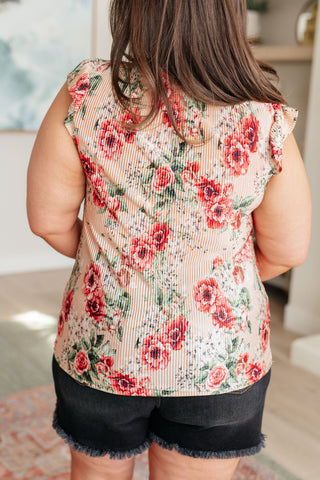 Making Me Blush Floral Top - Fashion Are Us 