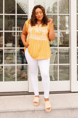 Mellow Yellow Blouse - Fashion Are Us 