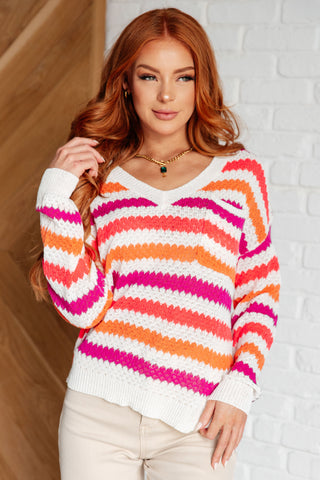 Never Gonna Give You Up Drop Shoulder Sweater Ave Shops